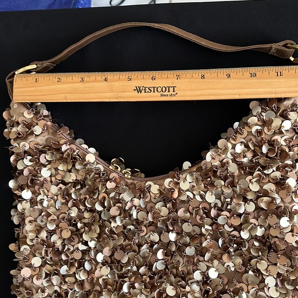 Shimmering lined vintage sequin bag — sparkly, not scratchy! - Picture 13 of 15